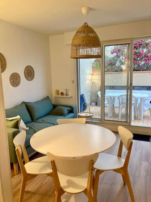 Le Grand Large 3 Pieces En Rez De Jardin, Avec Terrasse Et Acces Direct A La Plage A Pied Le Barcarès Eksteriør billede