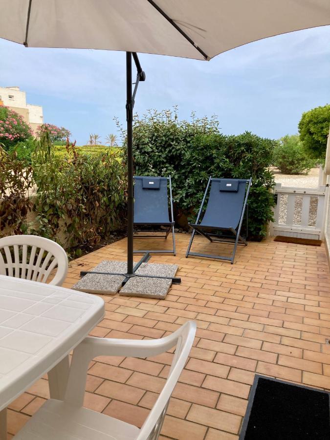 Le Grand Large 3 Pieces En Rez De Jardin, Avec Terrasse Et Acces Direct A La Plage A Pied Le Barcarès Eksteriør billede